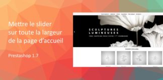 Mettre le slider à 100% sur la page d’accueil de Prestashop 1.7