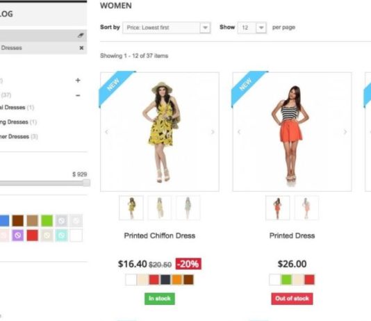 Comment changer l’apparence des filtres sur Prestashop ?