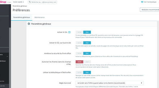 Passer sa boutique Prestashop en https