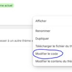 Ajout de code de vérification de la propriété Google Search Console sur Shopify